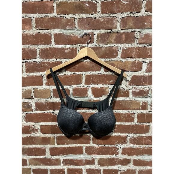 Victoria Secret Womens Gray Perfect Shape Bra Underwire Size 38C - Picture 1 of 3